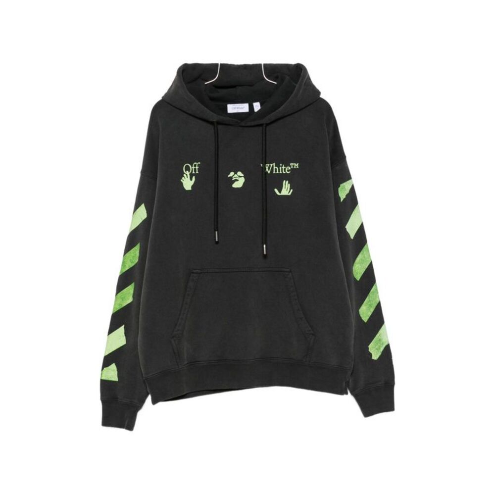 Off-White Men Bacco Arrow Skate Cotton Hoodie
